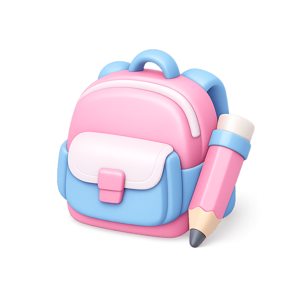 Backpack and Pencil